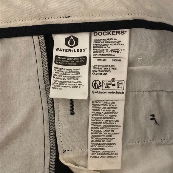 Dockers  Men’s Classic Fit Black  Dress Pants or Work Pants34 X 30 - Picture 4 of 6